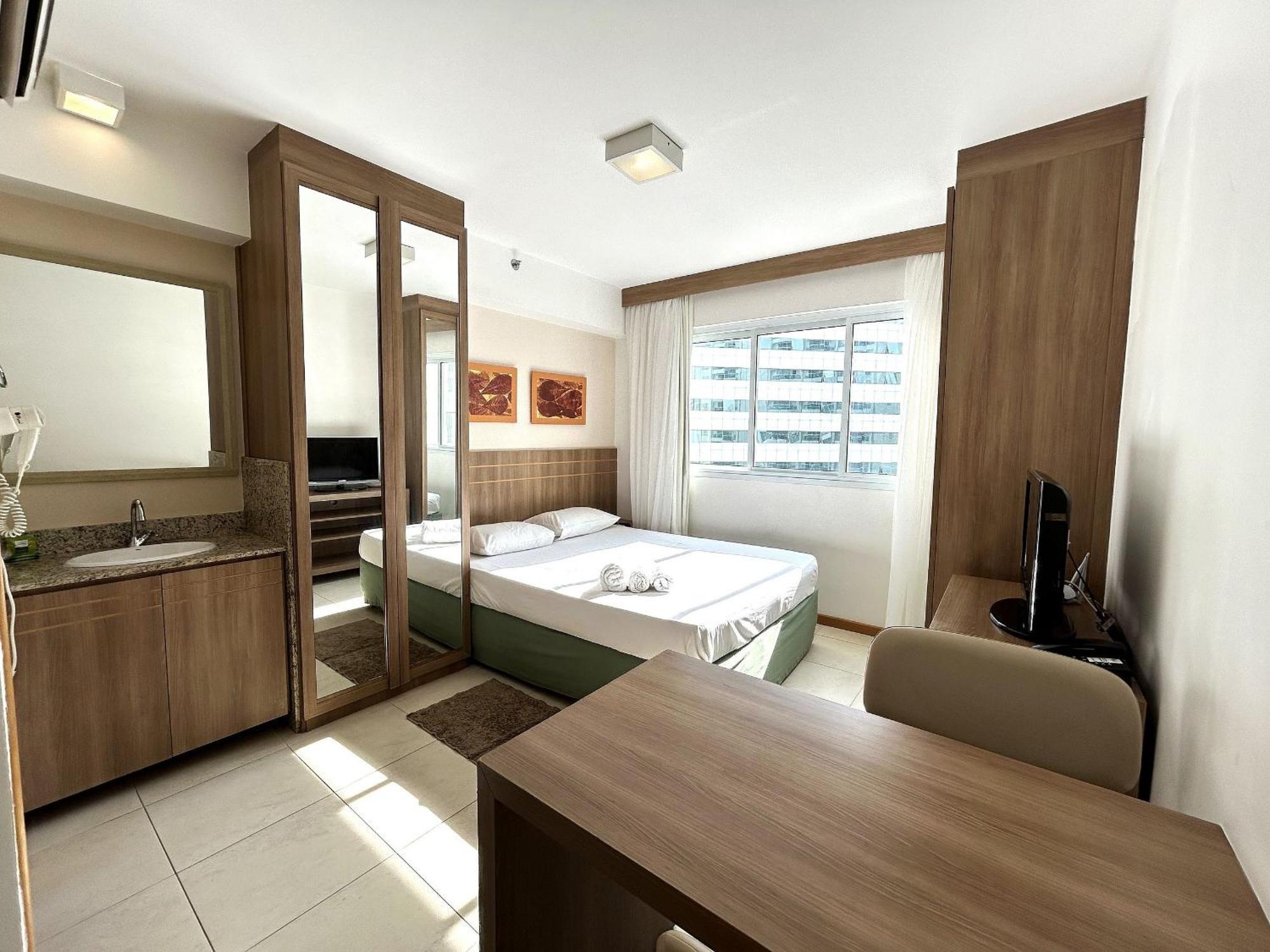 Sm1214 Flat Com Excelente Localizacao Em Regiao Central Бразилиа Экстерьер фото